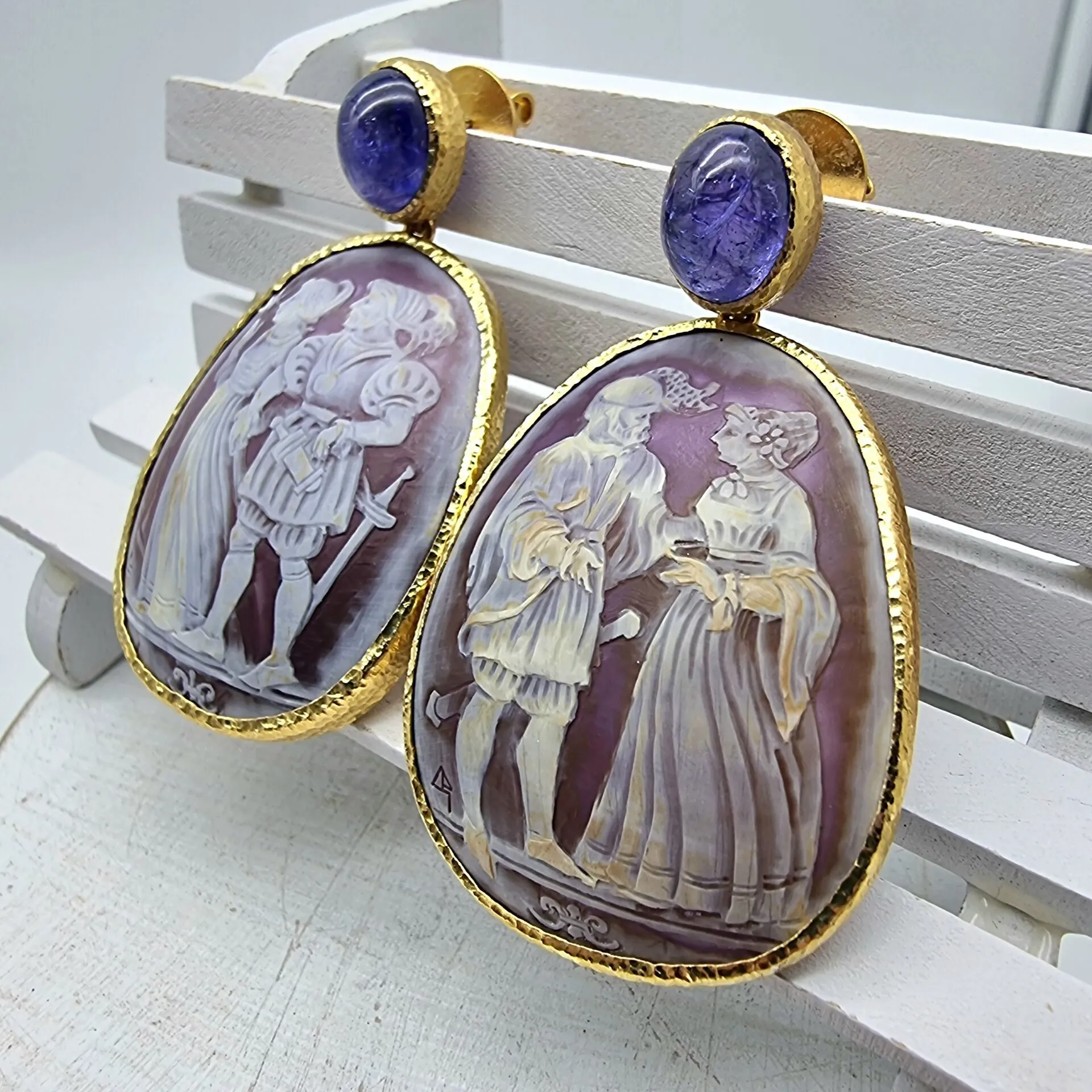 Серьги "Вечная история"